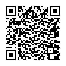 Código QR para número de teléfono +16472000544