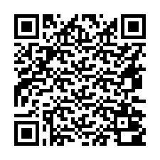 QR-code voor telefoonnummer +16472000550