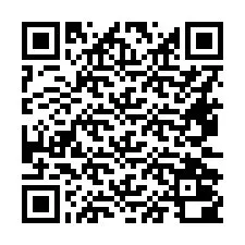 QR kód a telefonszámhoz +16472000732