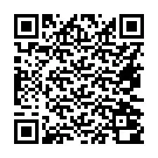 Kod QR dla numeru telefonu +16472000733