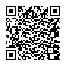 QR-koodi puhelinnumerolle +16472000850