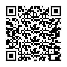 QR Code pour le numéro de téléphone +16472000854