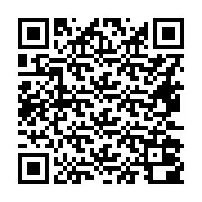 QR-koodi puhelinnumerolle +16472000862