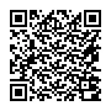 QR код за телефонен номер +16472000871