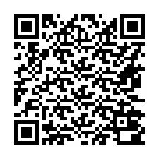 QR код за телефонен номер +16472000895