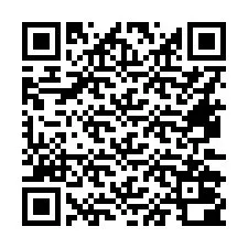 QR kód a telefonszámhoz +16472000953