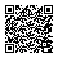 Código QR para número de telefone +16472000955