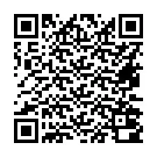 Codice QR per il numero di telefono +16472000957