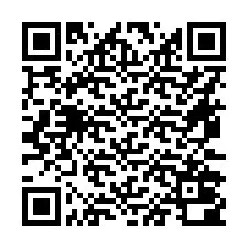 Kod QR dla numeru telefonu +16472000961