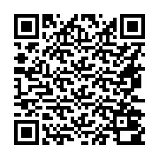 QR-koodi puhelinnumerolle +16472000974