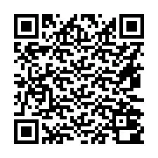 Código QR para número de teléfono +16472000991