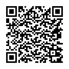 QR-koodi puhelinnumerolle +16472001014