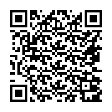 Código QR para número de telefone +16472001028