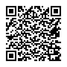 QR kód a telefonszámhoz +16472001047