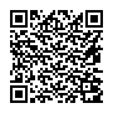 QR kód a telefonszámhoz +16472001141