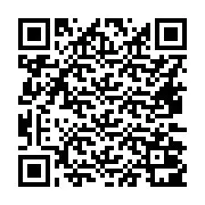 QR-koodi puhelinnumerolle +16472001146