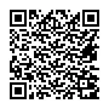 Código QR para número de telefone +16472001147