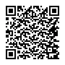 QR Code pour le numéro de téléphone +16472001176