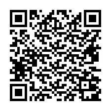 QR-koodi puhelinnumerolle +16472001182