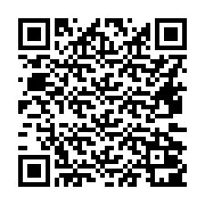 QR-koodi puhelinnumerolle +16472001202