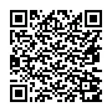 Código QR para número de teléfono +16472001204