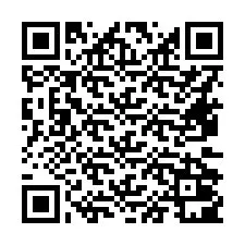 QR Code สำหรับหมายเลขโทรศัพท์ +16472001206