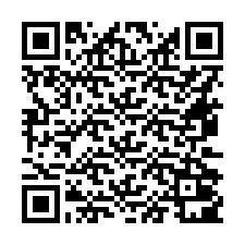 QR-code voor telefoonnummer +16472001254