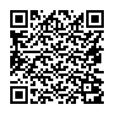 QR kód a telefonszámhoz +16472001258