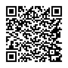 QR kód a telefonszámhoz +16472001274