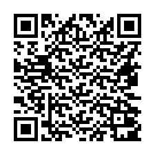 QR-koodi puhelinnumerolle +16472001298