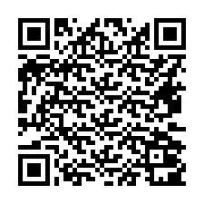 QR kód a telefonszámhoz +16472001312