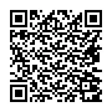 QR-код для номера телефона +16472001316