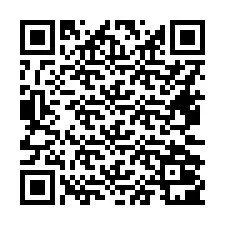 QR-koodi puhelinnumerolle +16472001322