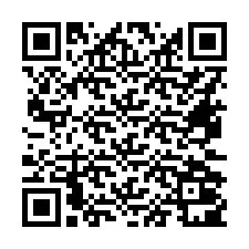 QR kód a telefonszámhoz +16472001323