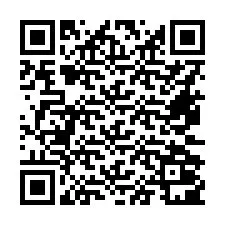 QR-code voor telefoonnummer +16472001337