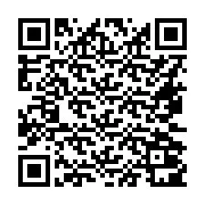 QR kód a telefonszámhoz +16472001338