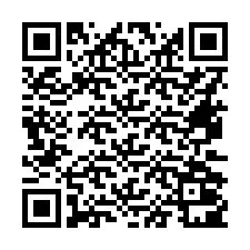 QR-koodi puhelinnumerolle +16472001353