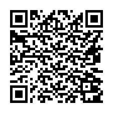 Código QR para número de telefone +16472001384