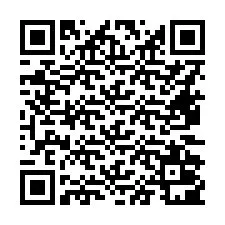 Código QR para número de teléfono +16472001586