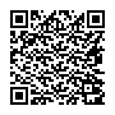 QR kód a telefonszámhoz +16472001694