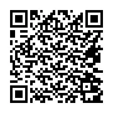 QR Code สำหรับหมายเลขโทรศัพท์ +16472001733