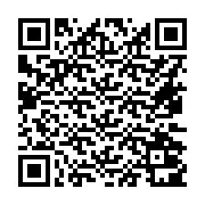 QR-kood telefoninumbri jaoks +16472001749