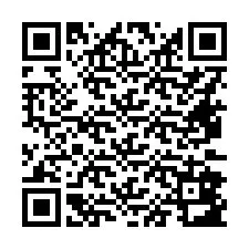 QR-код для номера телефона +16472883816