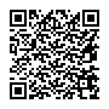 QR-koodi puhelinnumerolle +16475678900