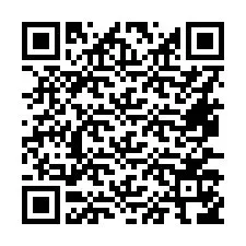 QR-Code für Telefonnummer +16477156767