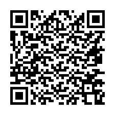 Codice QR per il numero di telefono +16477768788