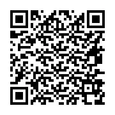 Código QR para número de teléfono +16477978650