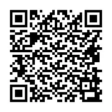 QR-koodi puhelinnumerolle +16478993456