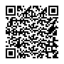 QR-koodi puhelinnumerolle +16504358017