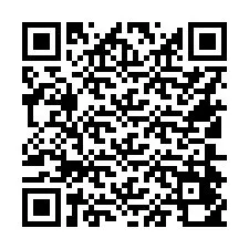 QR-code voor telefoonnummer +16504450444